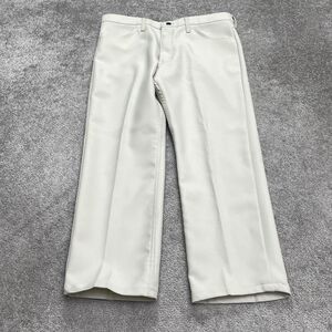 Wrangler Vintage 80's 82RPT Cropped Western Dress Pants Mens 36x25 Gray Straight